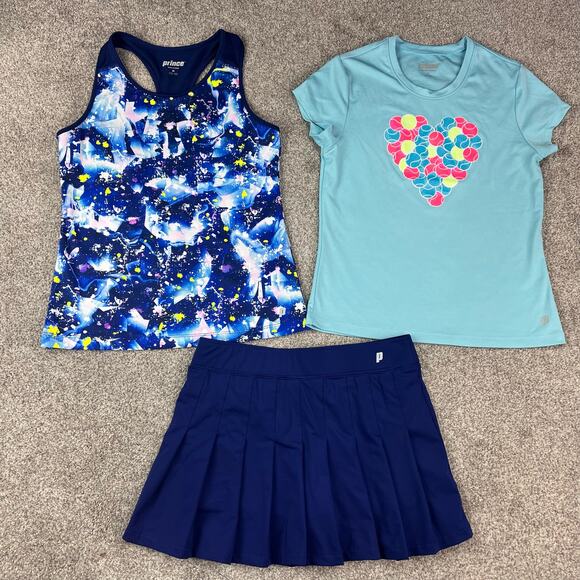 Prince Tennis 3 Piece Outfit size M 10-12 - Picture 1 of 9